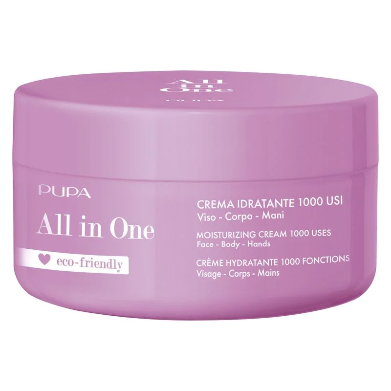 Pupa All In One Crema Idratante 1000 Usi - Viso-Corpo-Mani 350 Ml