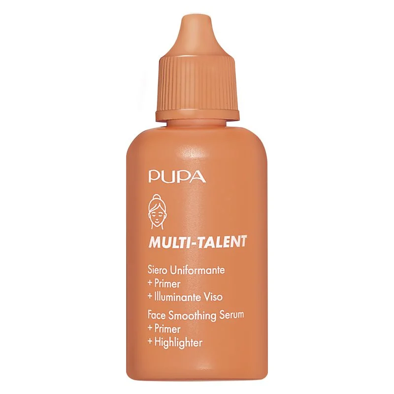 Pupa Multi-Talent Siero Uniformante + Primer + Illuminante Viso - 3-In-1 Siero, Primer E Illuminante Viso 002 - Sun Gooddess