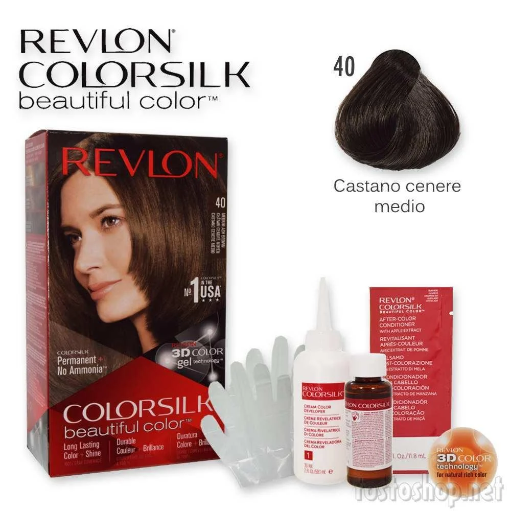 Revlon colorsilk n 40 castano cenere medio