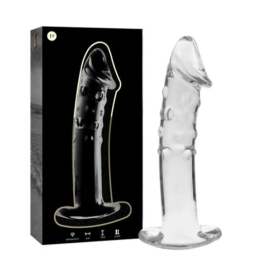 Ibiza Nebula Series Dildo Cristal Nro 19 18.5x4cm Transparen 1ud