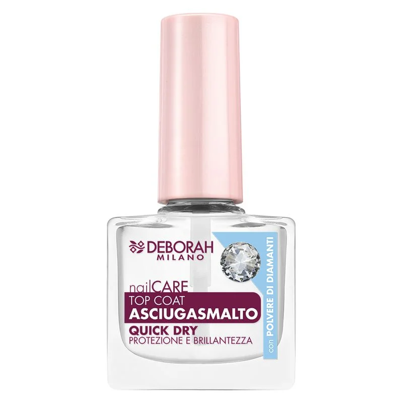 Deborah Top Coat Asciugasmalto Con Polvere Di Diamanti