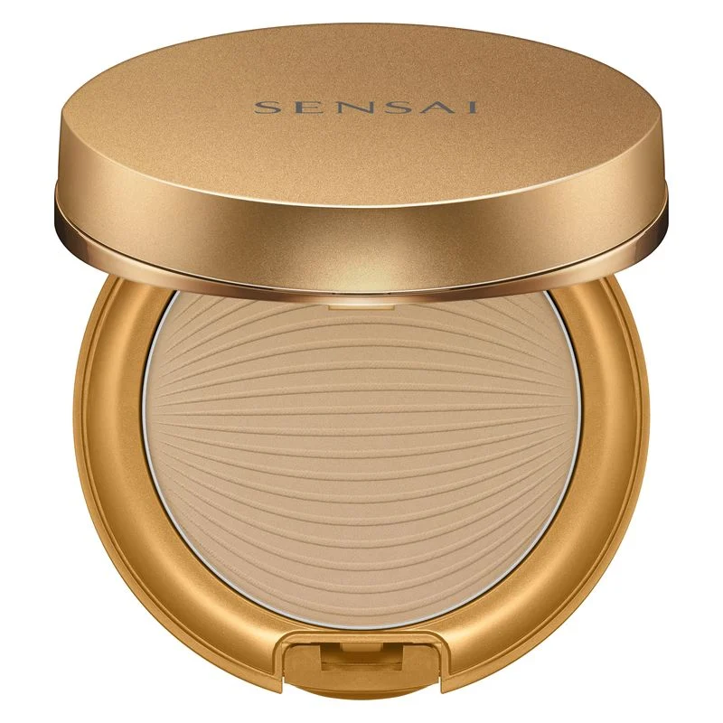 Sensai Silky Bronze Natural Spf 20 Sc03 Fondotinta Compatto In Polvere Idratante E Resistente All’Acqua, - Medio