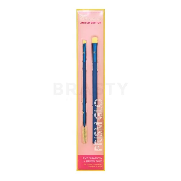 Real Techniques Prism Glo ombretto +Set di pennelli duo per sopracciglia