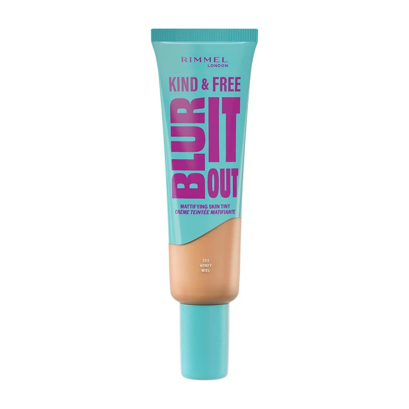 Rimmel Kind & Free Blur It Out Fondotinta Opacizzante 303 honey
