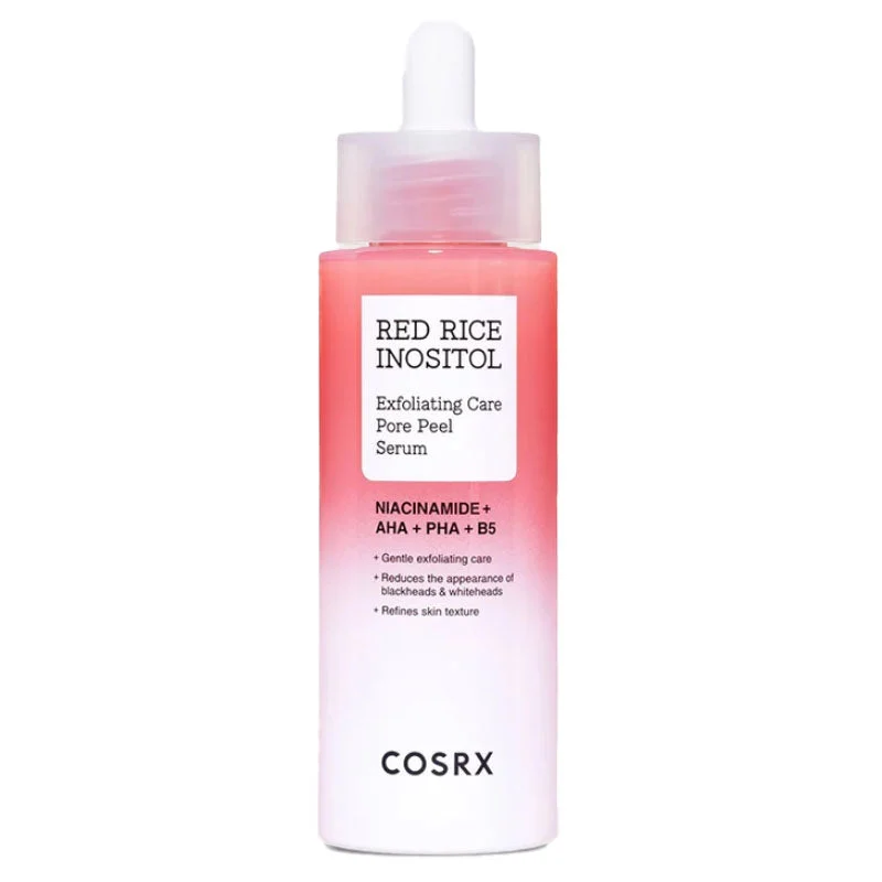 Siero esfoliante per i pori a base di inositolo di riso rosso, 80 ml