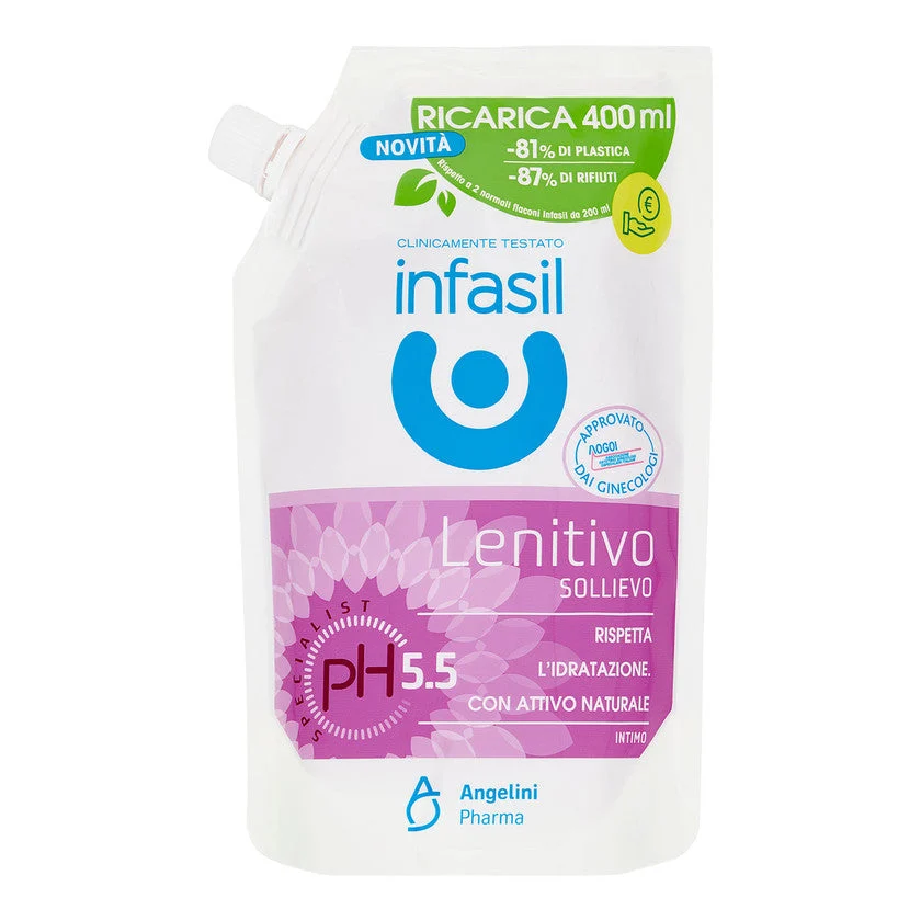 Infasil Detergente Ph Specialist 5.5 Intimo Lenitivo Sollievo - Ricarica 400 ml