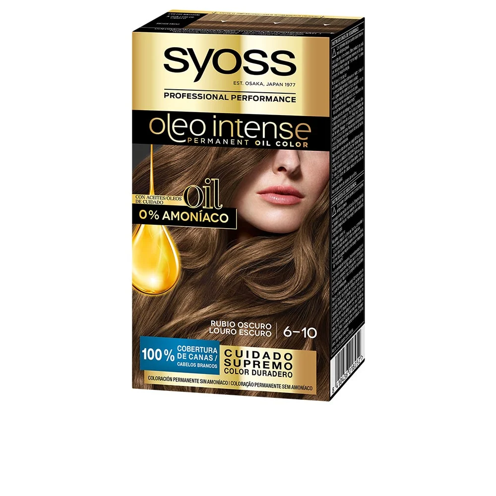 Syoss Oleo Colorante Intense Senza Ammoniaca 6.76-Ambra Rame 5 Pezzi
