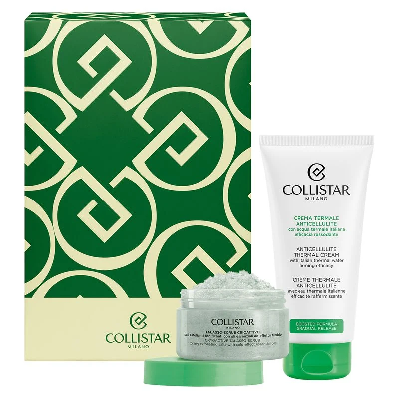 Collistar Kit Crema Termale Anticellulite + Talasso-Scrub Crioattivo
