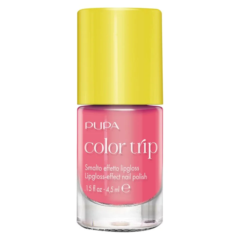 Pupa Color Trip Smalto Effetto Lipgloss 002 - Glassy Coral (4,5 Ml)
