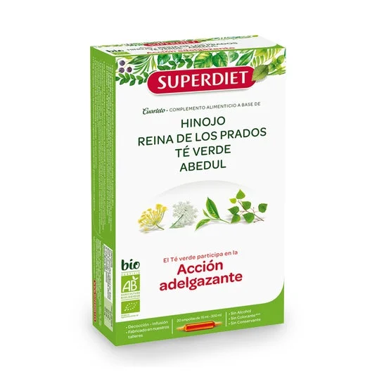Super Diet Quatuor Brule Graisse Bio 20 Fiale
