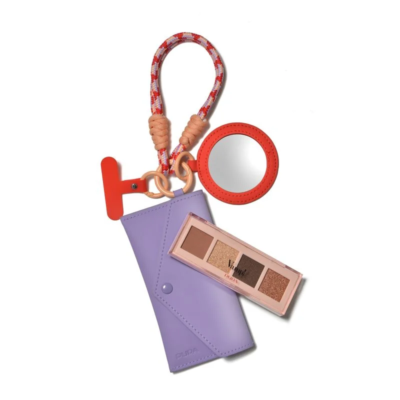 Pupa Everywear - Vamp! Palette 4 Ombretti - Laccio Da Polso, Phone Patch, Specchietto, Porta Palette 001 (5.2 G)