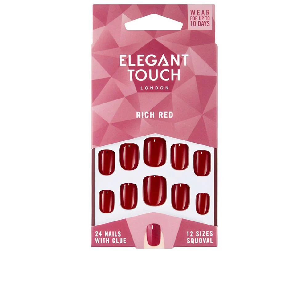 POLISHED COLOUR 24 nails with glue squoval