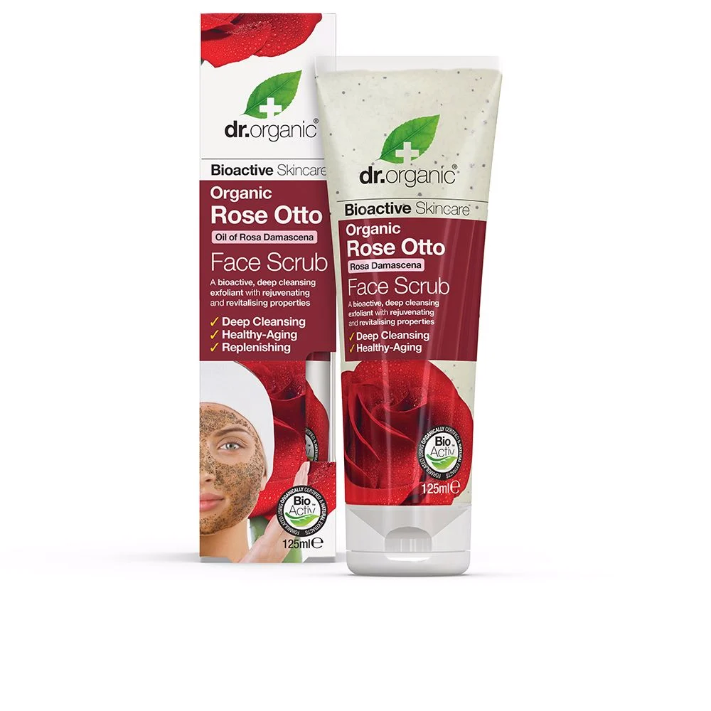 Scrub viso alla rosa damascena