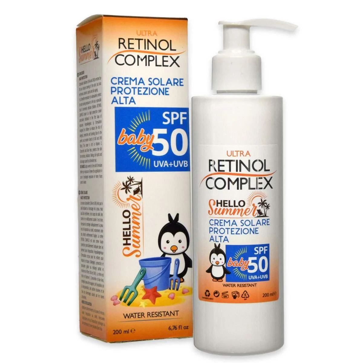 Retinol complex hello summer crema solare baby spf 50+ 150 ml