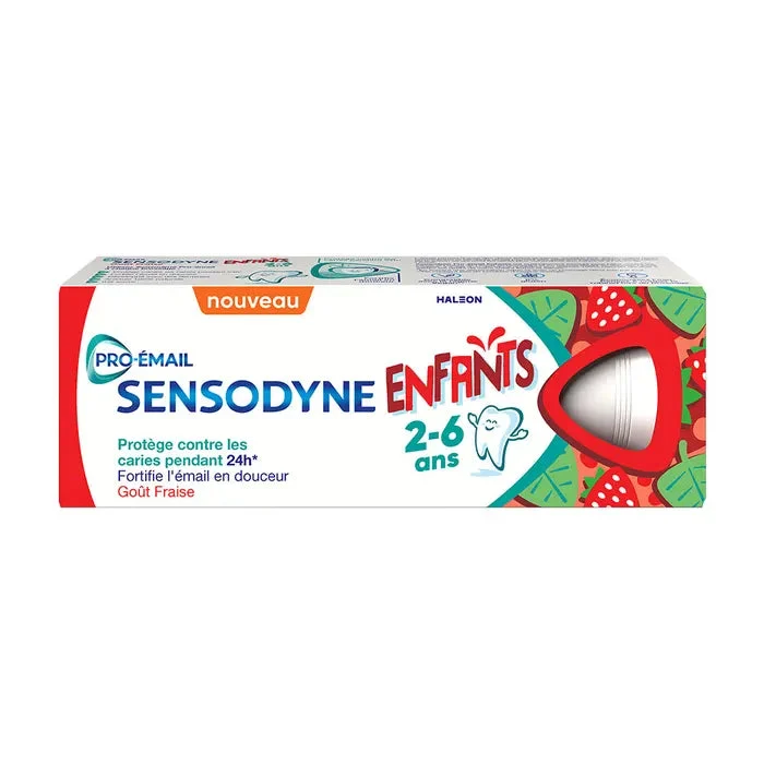 Sensodyne Pro-Email Dentifricio Bambini 2-6 Anni Fragola 50ml
