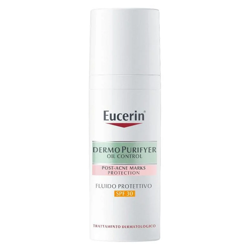 Eucerin Dermopurifyer Oil Control Post-Acne Fluido Protettivo Spf 30 50 Ml