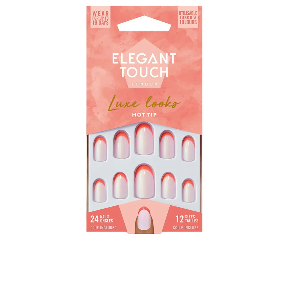 LUXE LOOKS 24 unghie con colla ovali edizione limitata