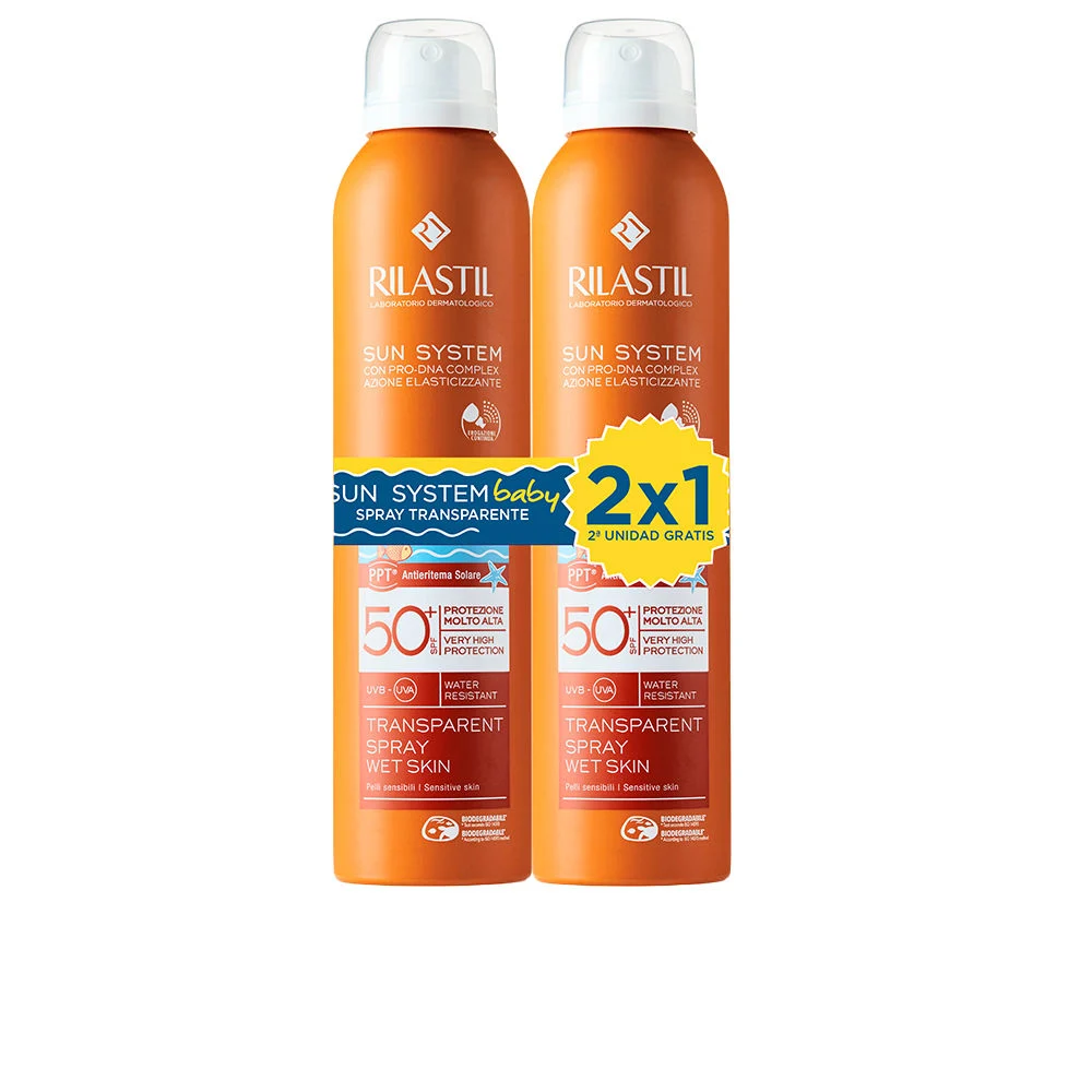 SPRAY PER BAMBINI SUN SYSTEM 50+ CONFEZIONE TRASPARENTE