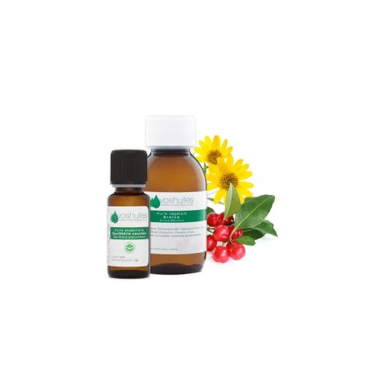 Voshuiles Duo Recumbent Wintergreen e Arnica Flower Oil Duo