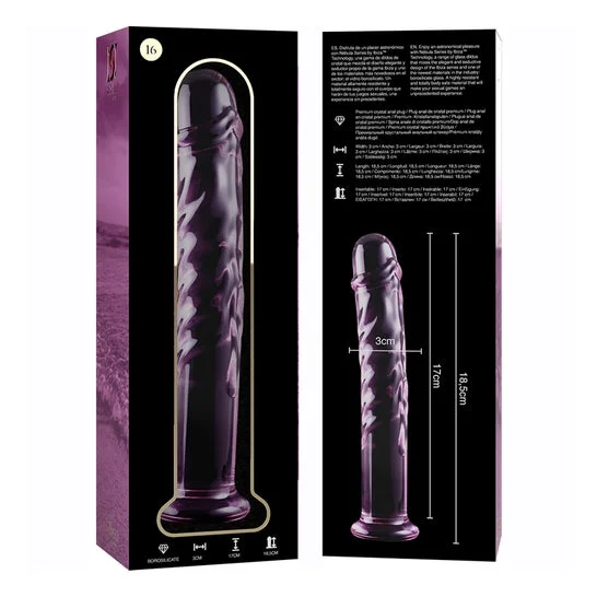 Ibiza Nebula Modelo 16 Dildo Cristal Rosa 18,5x3cm 1ud