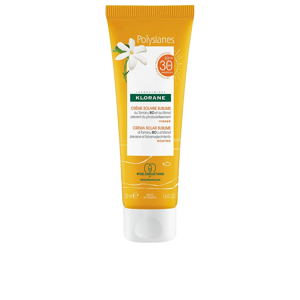POLYSIANES MONOÏ Y TAMANU BIO crema solare sublime SPF30+