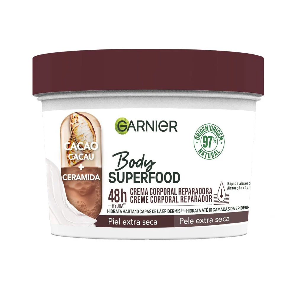 BODY SUPERFOOD CACAO crema corpo riparatrice per pelli molto secche