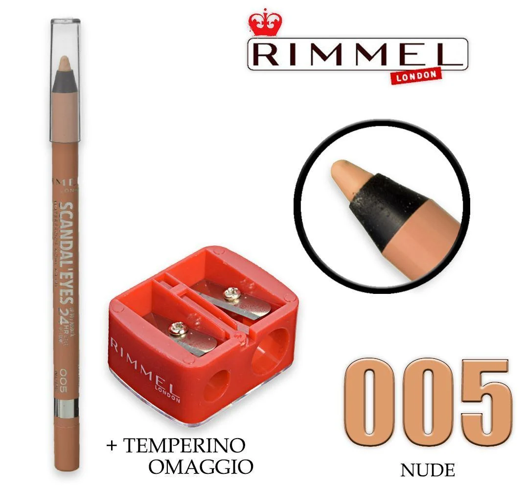 Rimmel matita scandalo occhi 24h 005 nude + temperino
