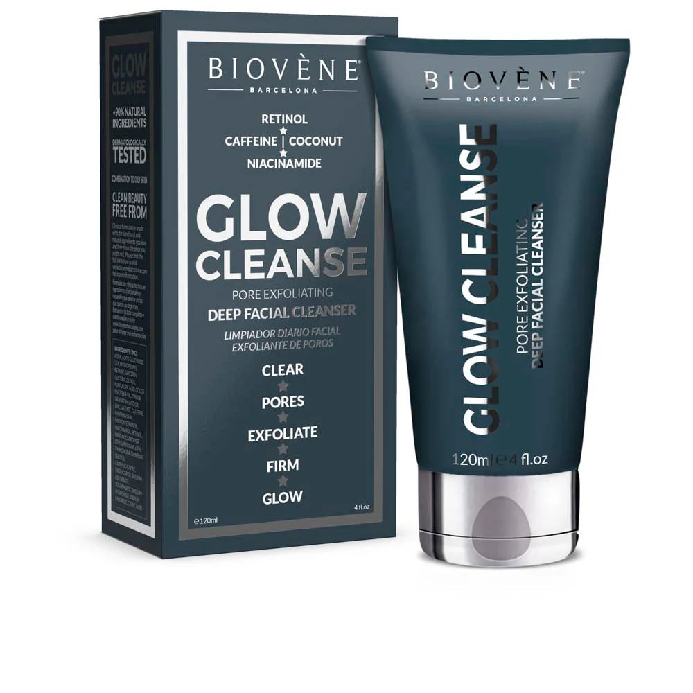 GLOW CLEANSE detergente viso esfoliante per i pori