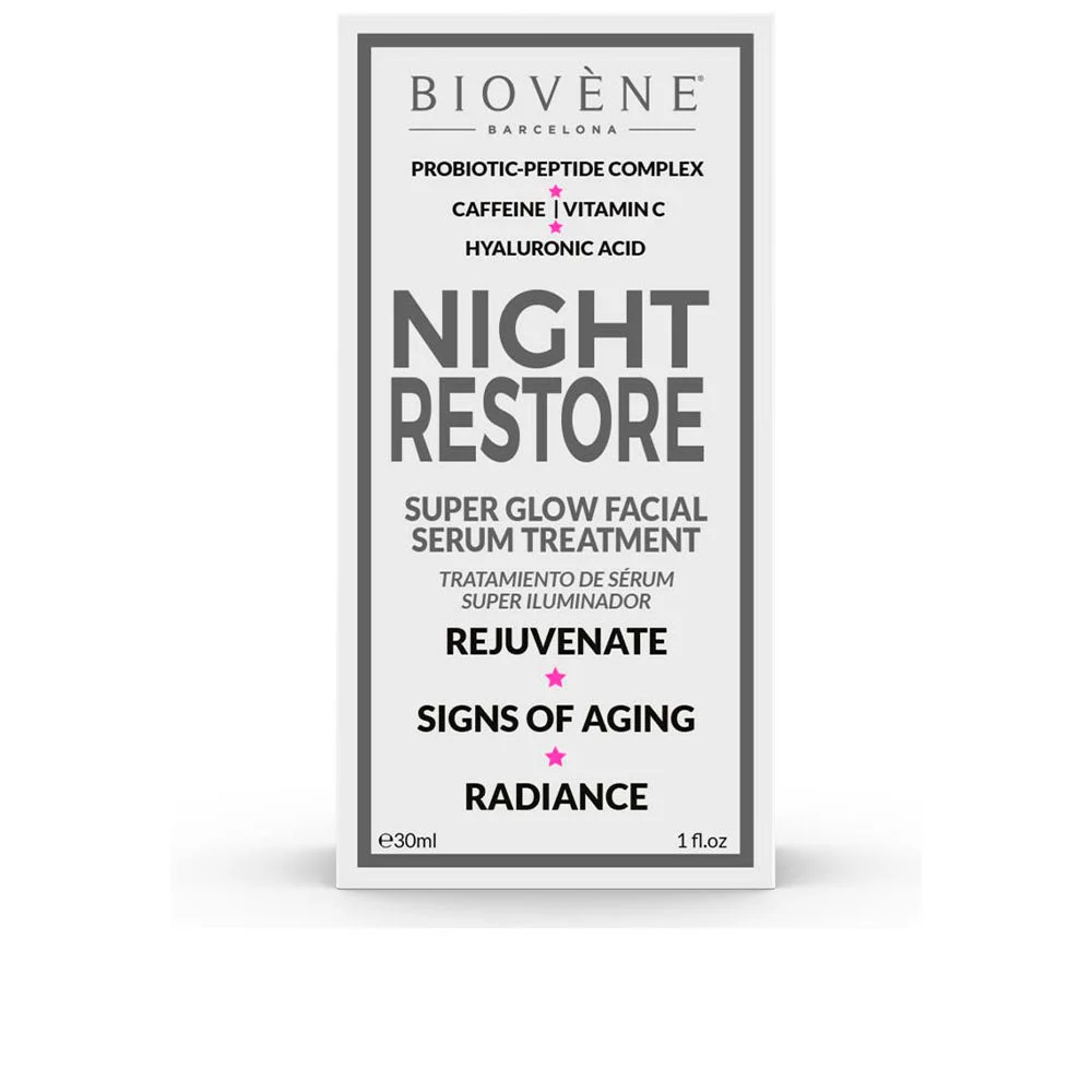Trattamento viso notturno con siero super illuminante