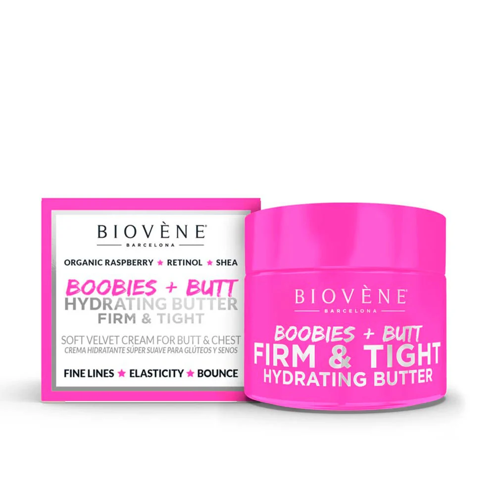 Crema idratante dalla texture vellutata, rassodante e tonificante, per glutei e seno.