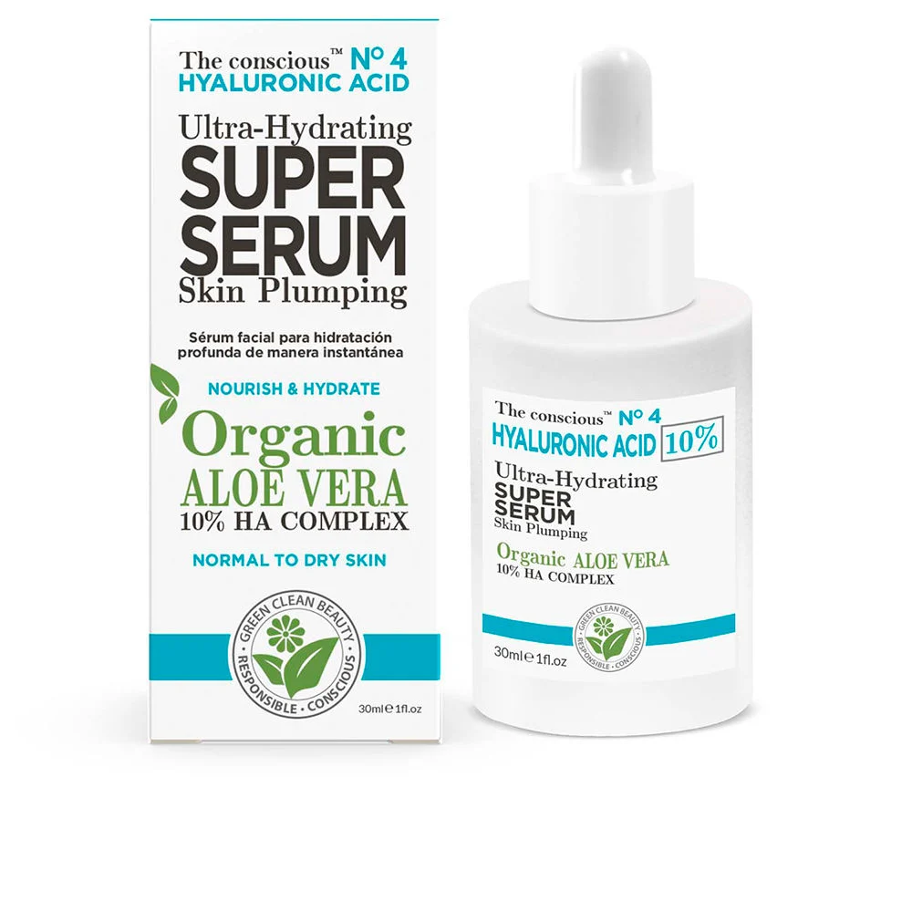 Siero super idratante all’acido ialuronico e aloe vera biologica