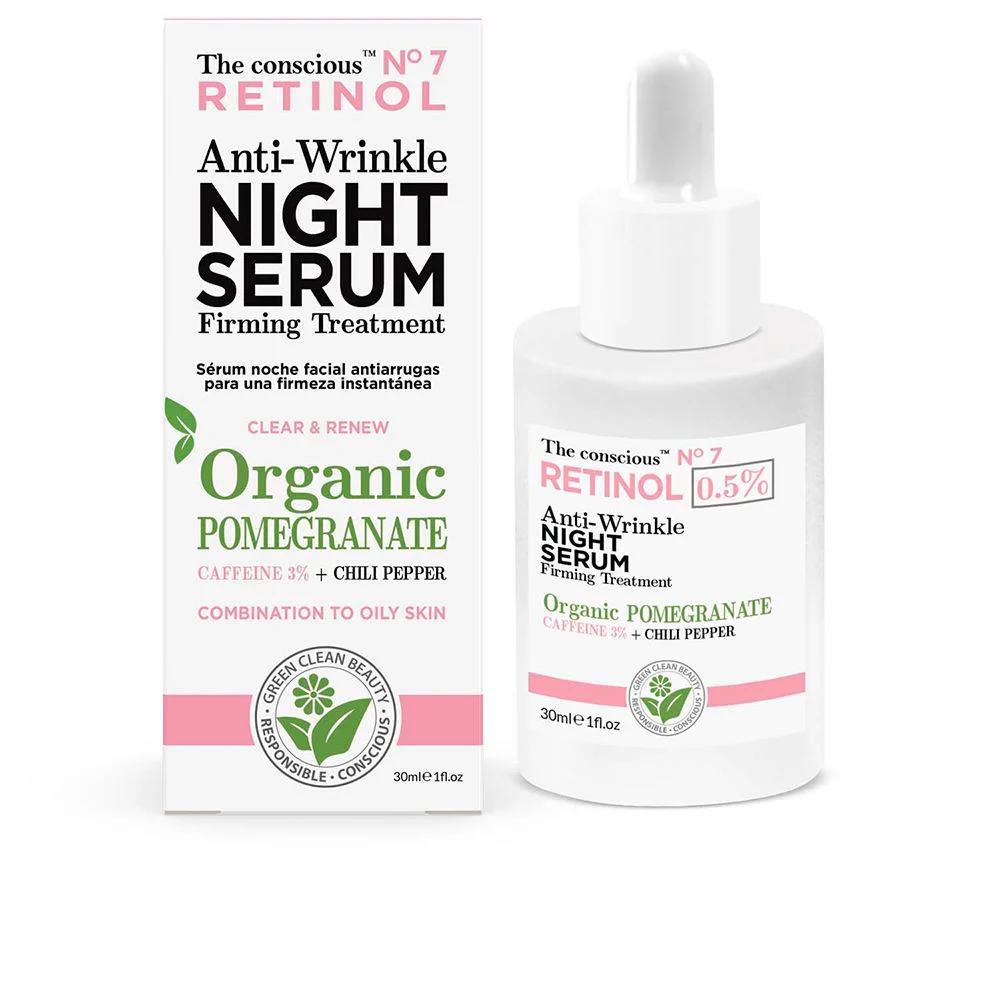 Siero antirughe notte RETINOL melograno biologico
