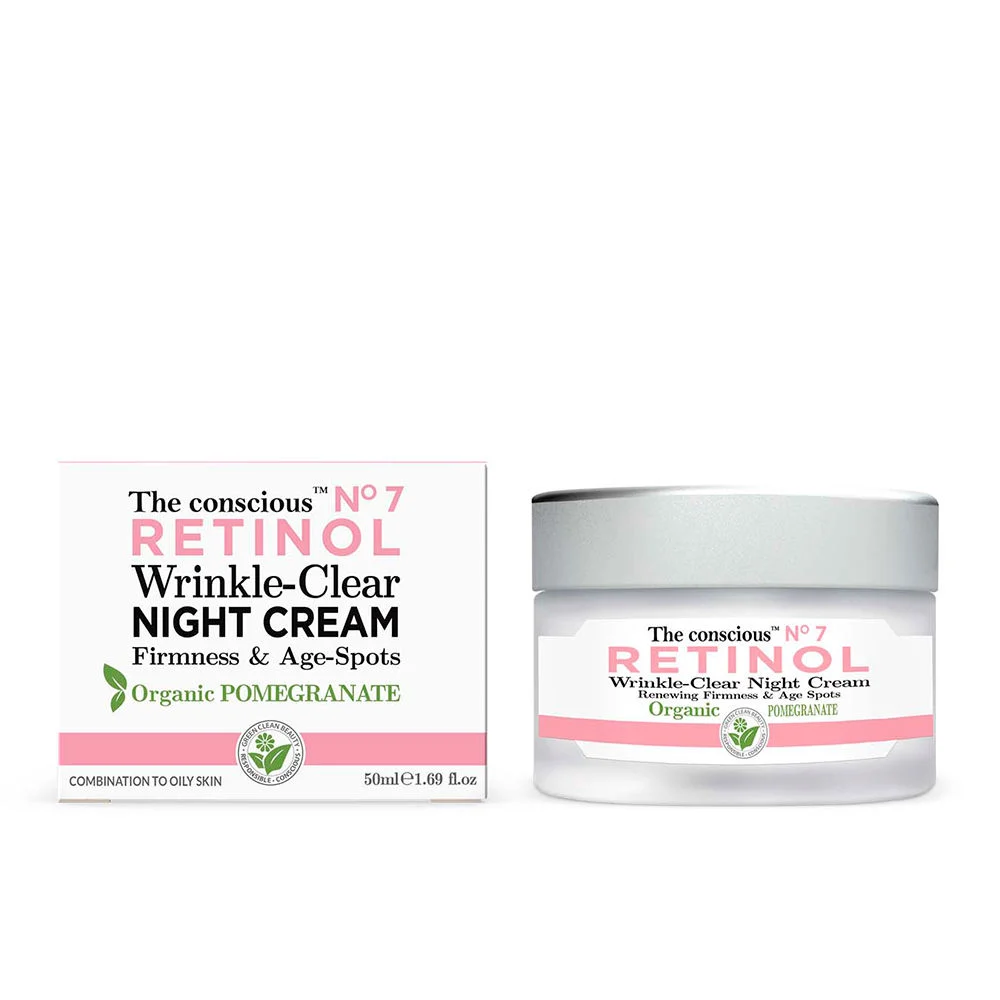 Crema notte antirughe al retinolo e melograno biologico