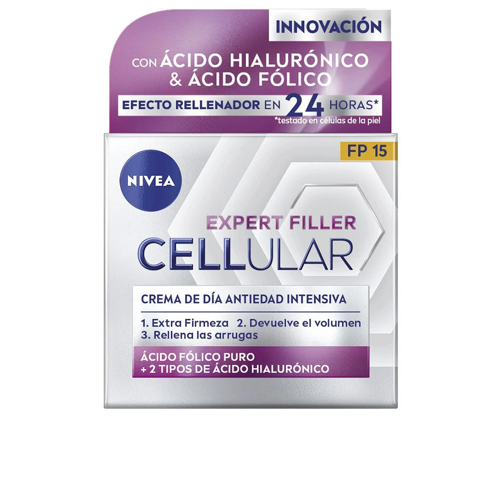 CELLULAR FILLER crema giorno all’acido ialuronico e folico SPF 15