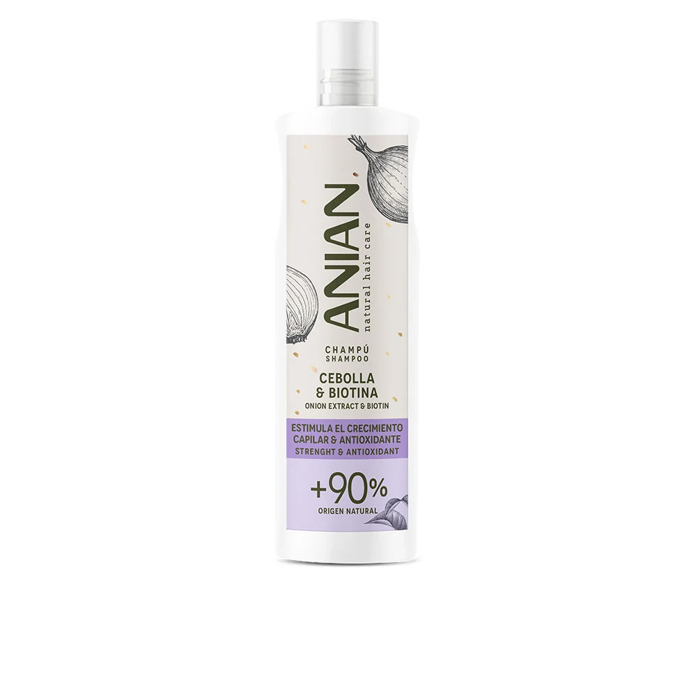 Shampoo antiossidante e stimolante alla cipolla e biotina