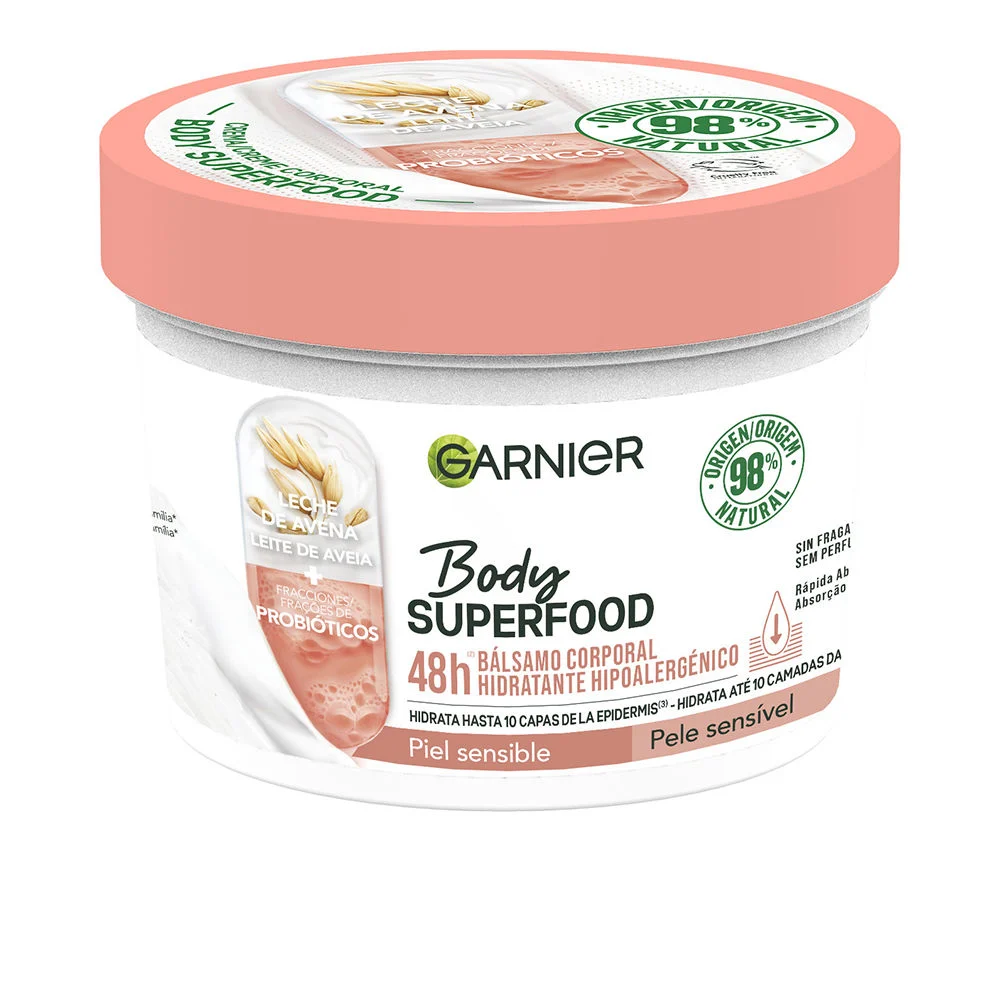 BODY SUPERFOOD AVENA bálsamo corporal hidratante hipoalergénico piel sensible