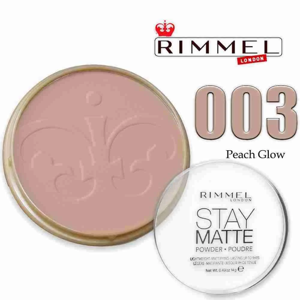 Rimmel cipria Stay opaco 003 pesca Glow
