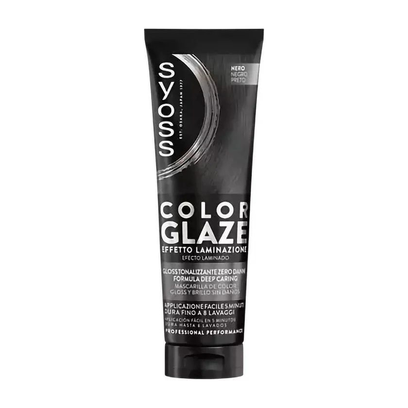 Syoss Color Glaze Con Effetto Laminazione Nero