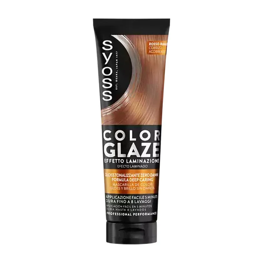Syoss Color Glaze Con Effetto Laminazione ROSSO RAMATO