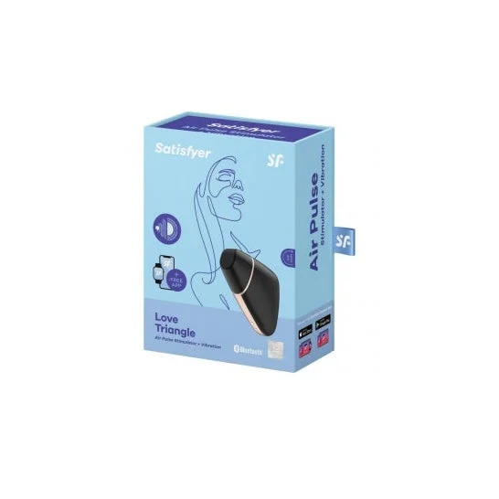 Satisfyer Connect Clitoris Stimulator Love Triangle Nero