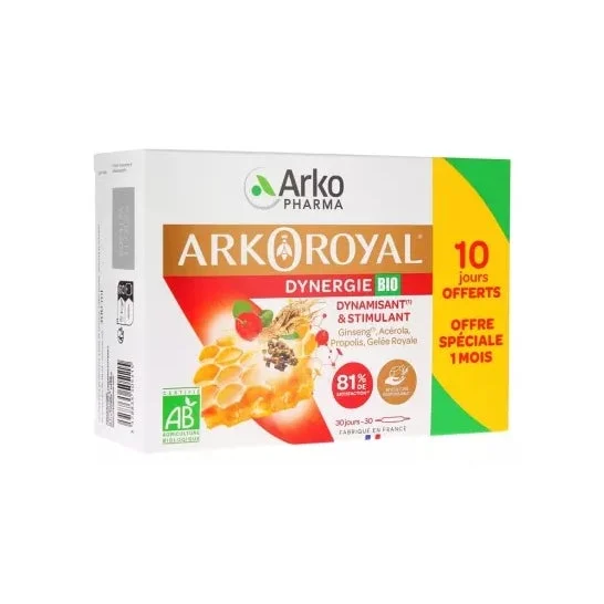 Arkopharma Arkoroyal Dynergie BIO 30 ampoules