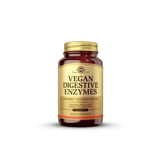 Solgar Vegan Enzimi Digestivi 250 tavolette masticabili