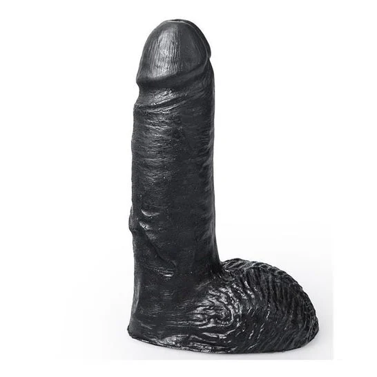 Dildo Sistema Hung Realistico Colore Nero Cesar 19cm 1pc