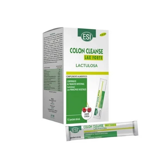 Esi Colon Cleanse Lax Forte Lactulosa Pocket Drink 12 Unità