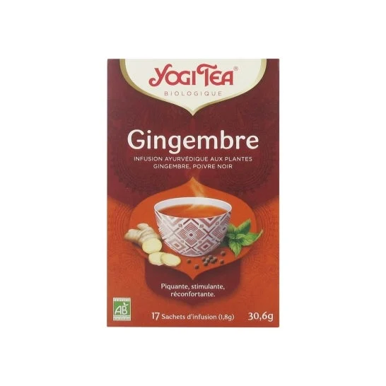 Yogi Tea Jengibre organico 17 Sobres