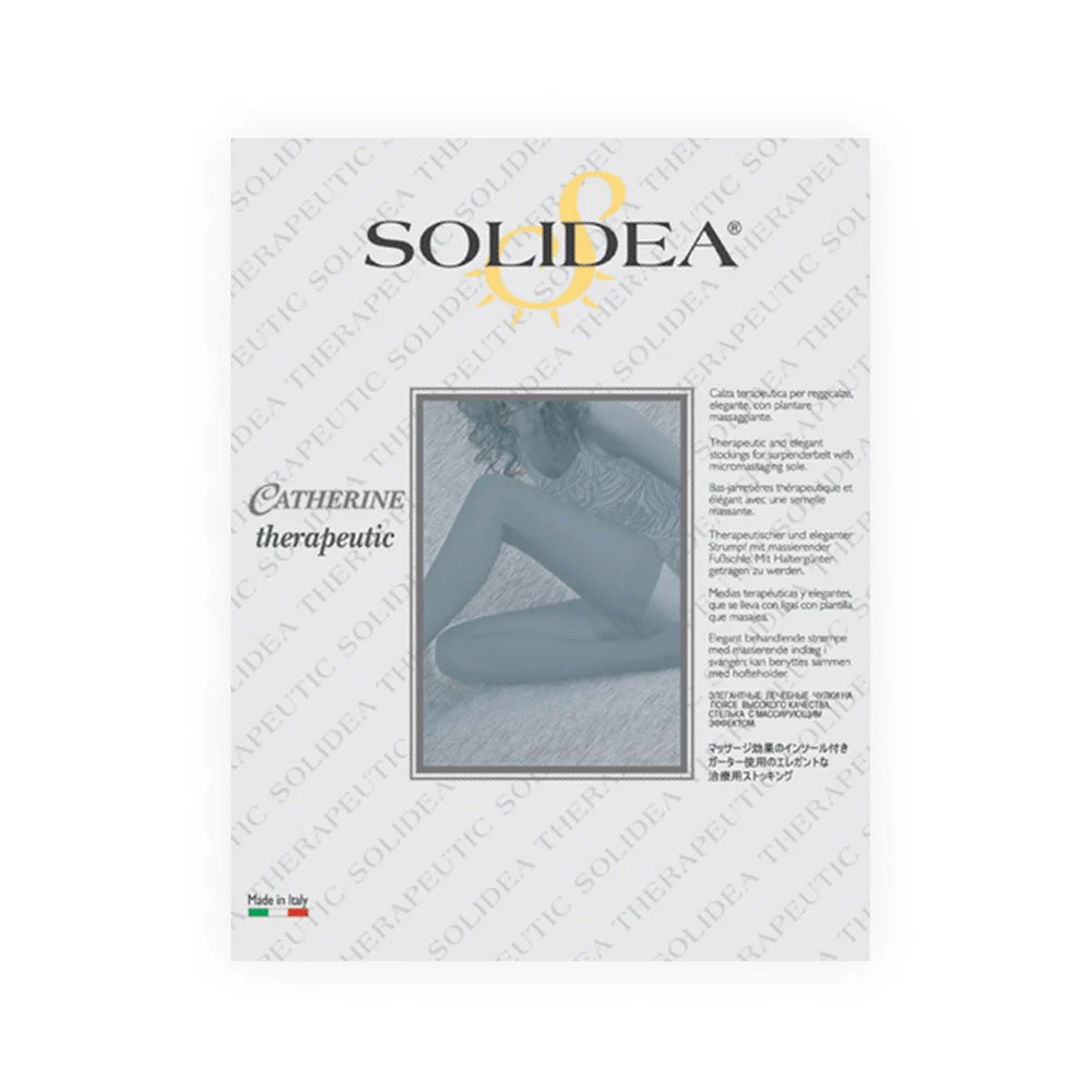 Solidea Catherine Ccl2 Punta Aperta Giarrettiera 25 32mmHg 3ML Bronze