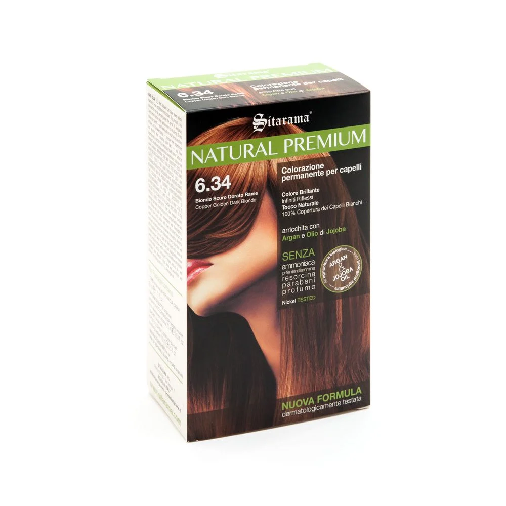 Natural Premium Tinta Permanente Crema 6 34 Biondo Scuro Dorato Ramato Promozione