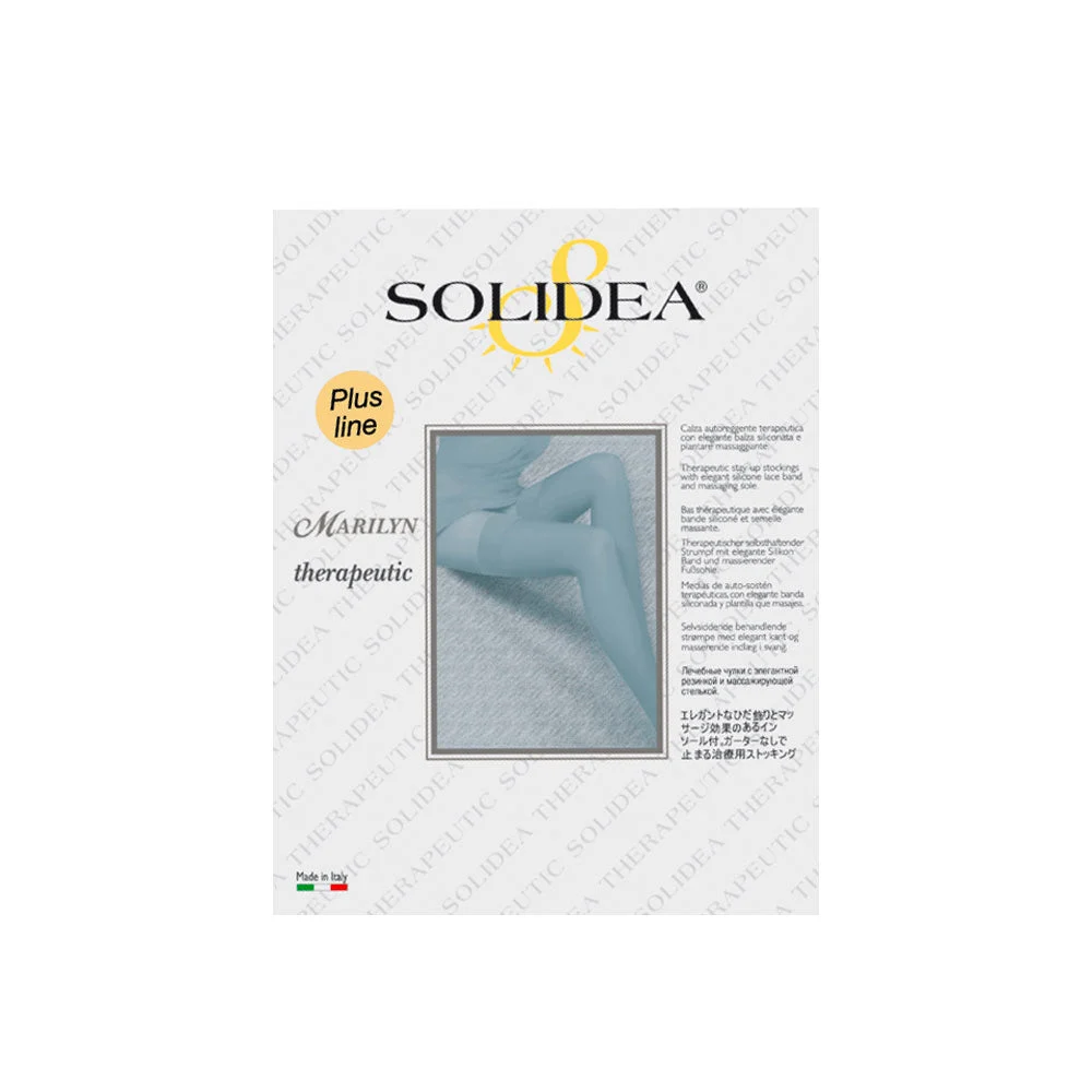 Solidea Marilyn Ccl1 Plus Punta Aperta Autoreggenti 18 21mmHg 4L Natur