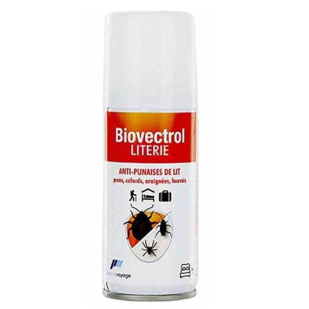 Pharmavoyage Biovectrol Aerosol Biancheria da letto anti-cimici Preventivo e curativo 100 ml