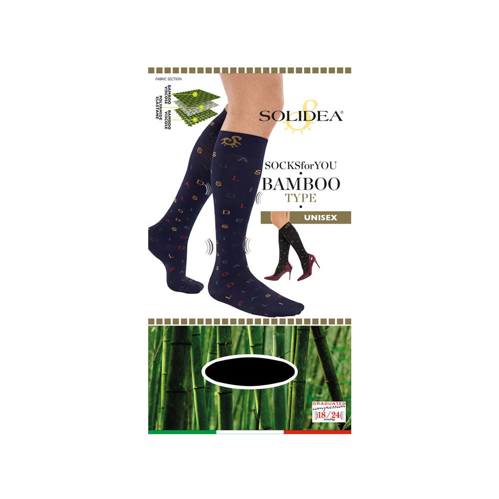 Solidea Socks For You Bamboo Type Gambaletti 18 24 mmHg 1S Grigio